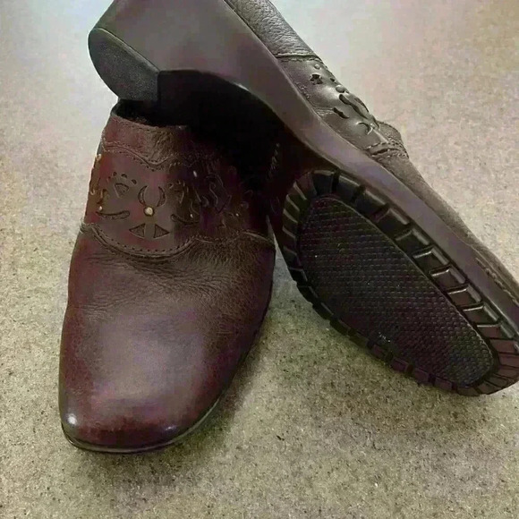 Leather clogs - Nurture Bridgette by Lamaze Dark brown Size 9 - Picture 3 of 8